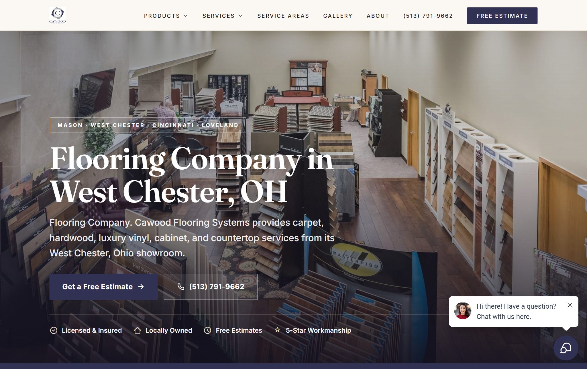 Cawood Flooring Systems website