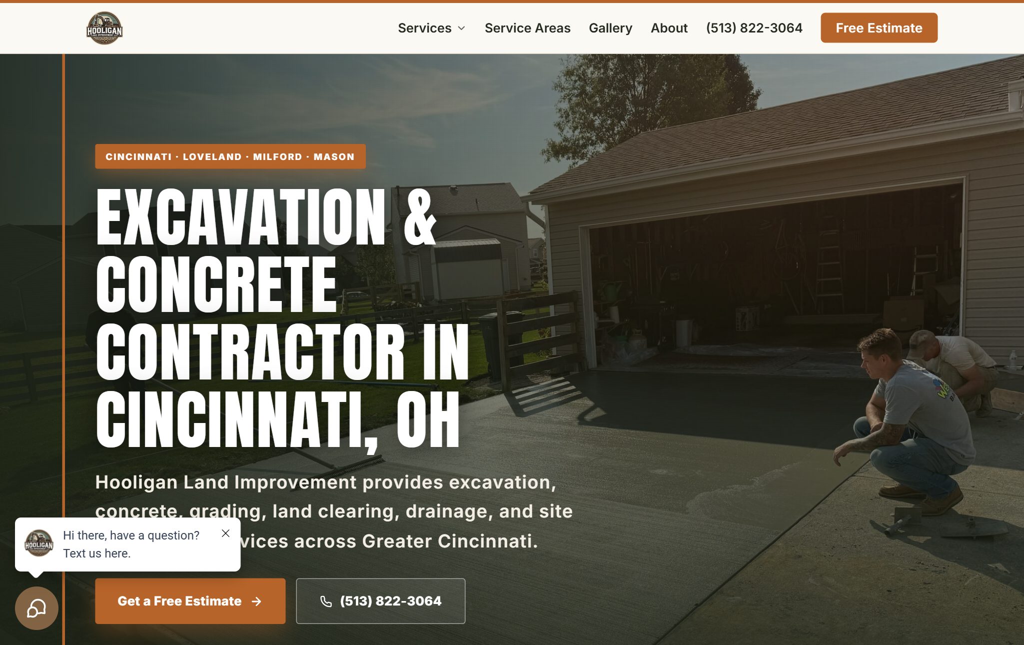 Hooligan Land Improvement website